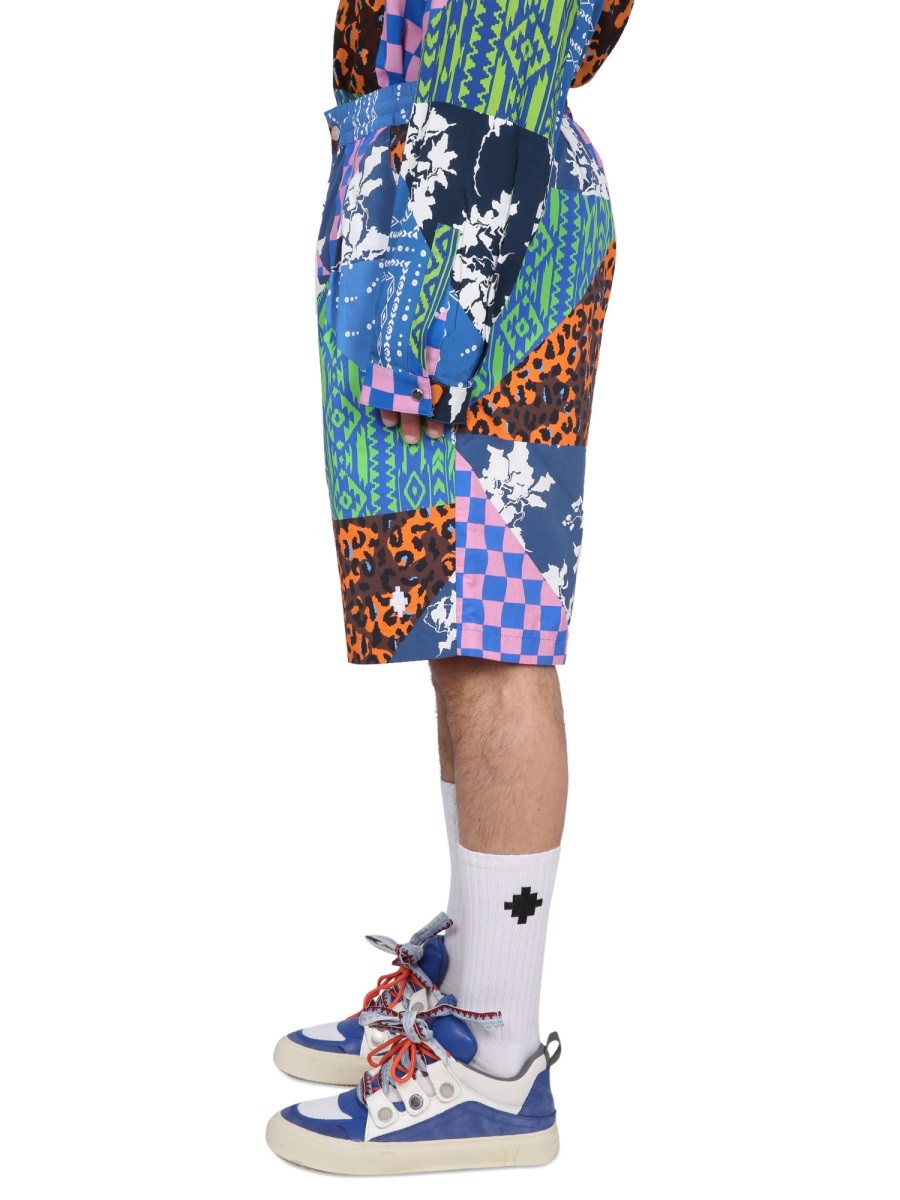 MARCELO BURLON COUNTY OF MILAN - Férfi - Kék - RövidRövidNadrág