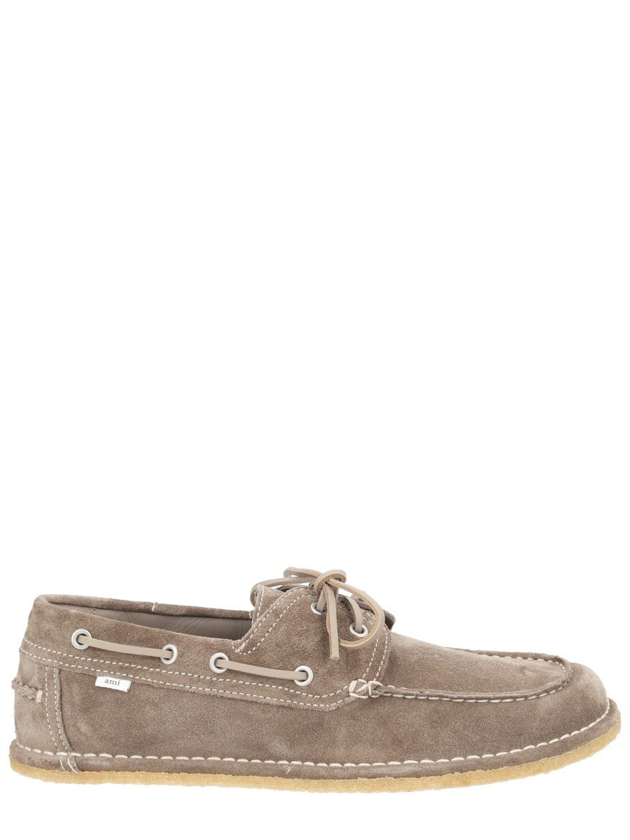 AMI PARIS - Unisex - Grey - Loafer