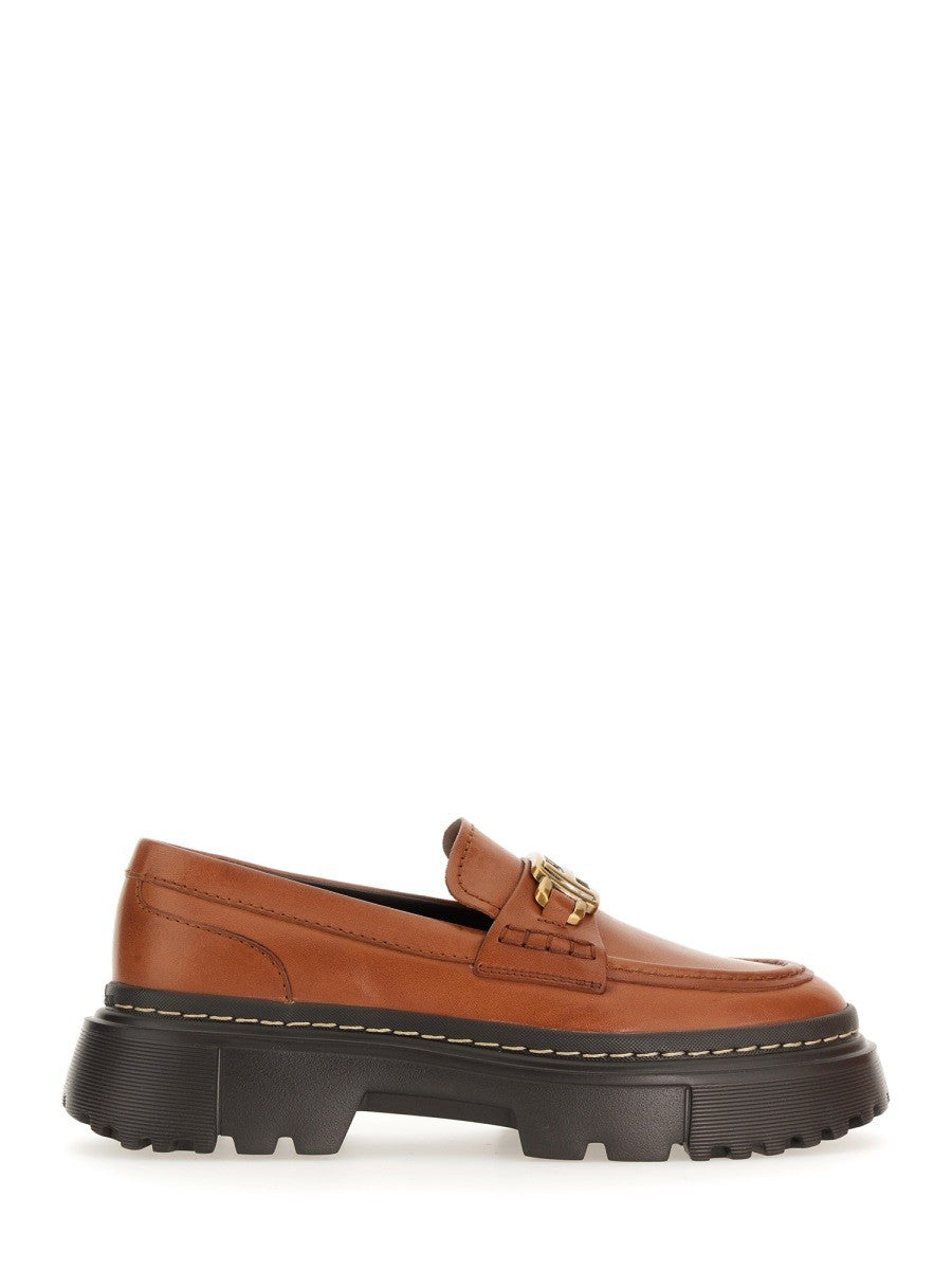 Hogan - Woman - Brown - Loafer