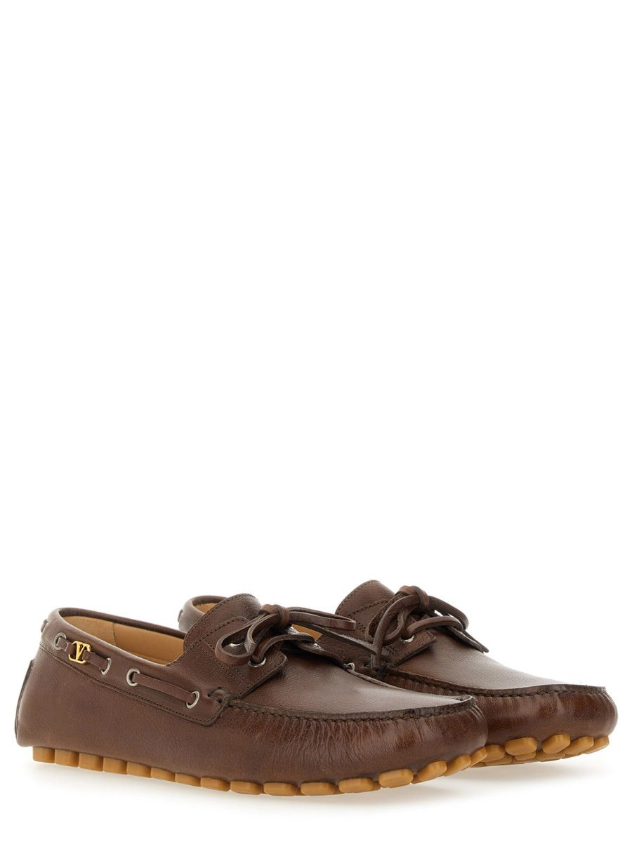 Valentino Garavani - Man - Brown - Loafer