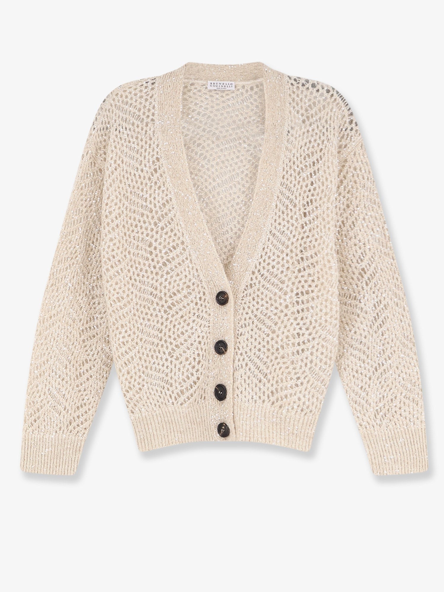 Brunello Cucinelli - Woman - Beige - Knit Sweater