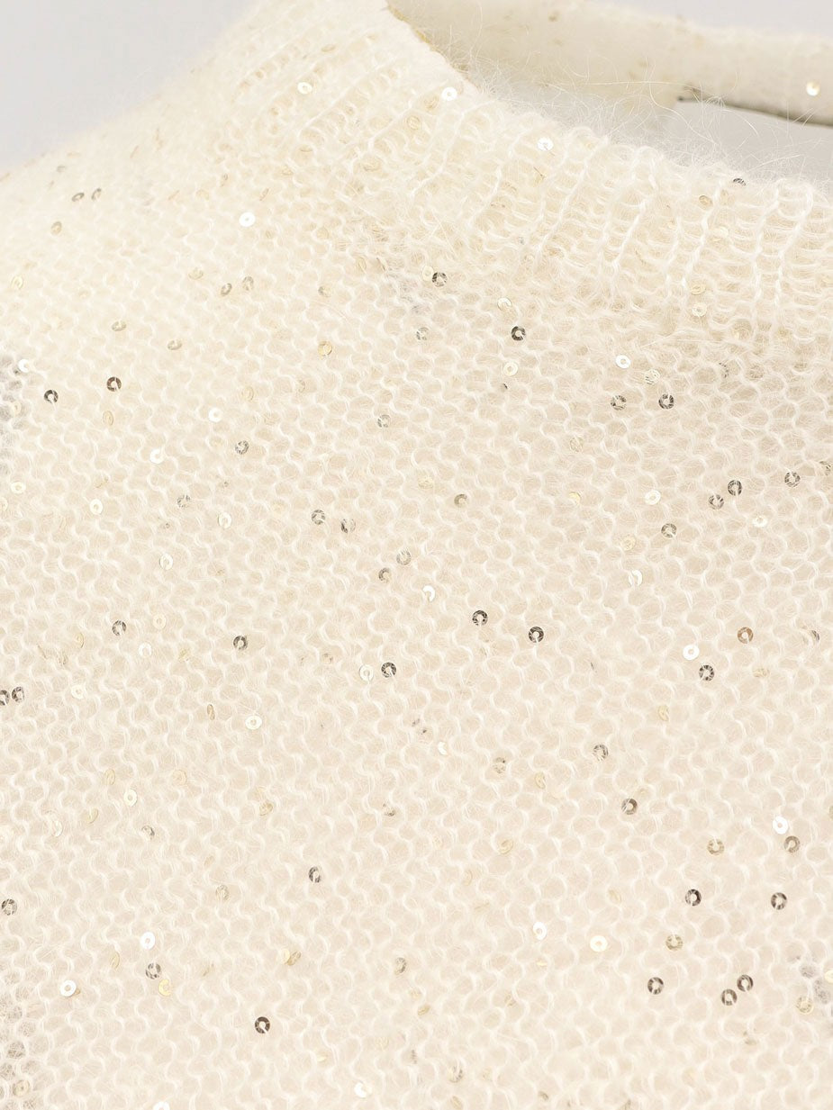 NUDE - Woman - White - Knit Sweater