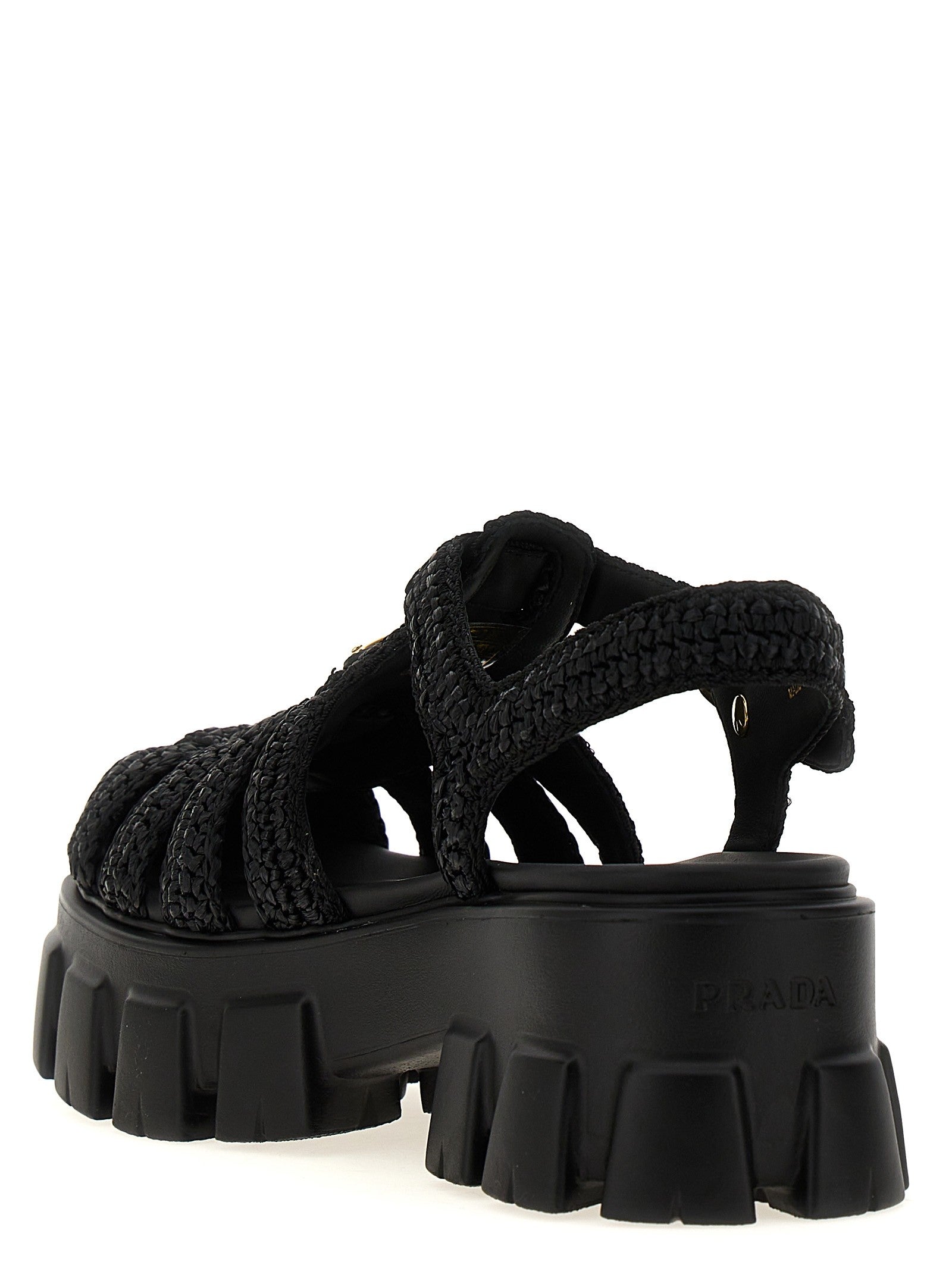 PRADA - nan - Black - Sandal
