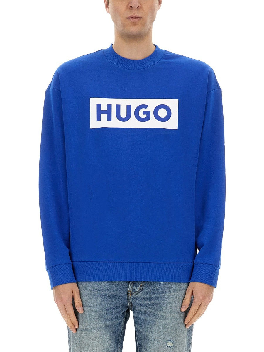 Boss - Man - Blue - Sweatshirt