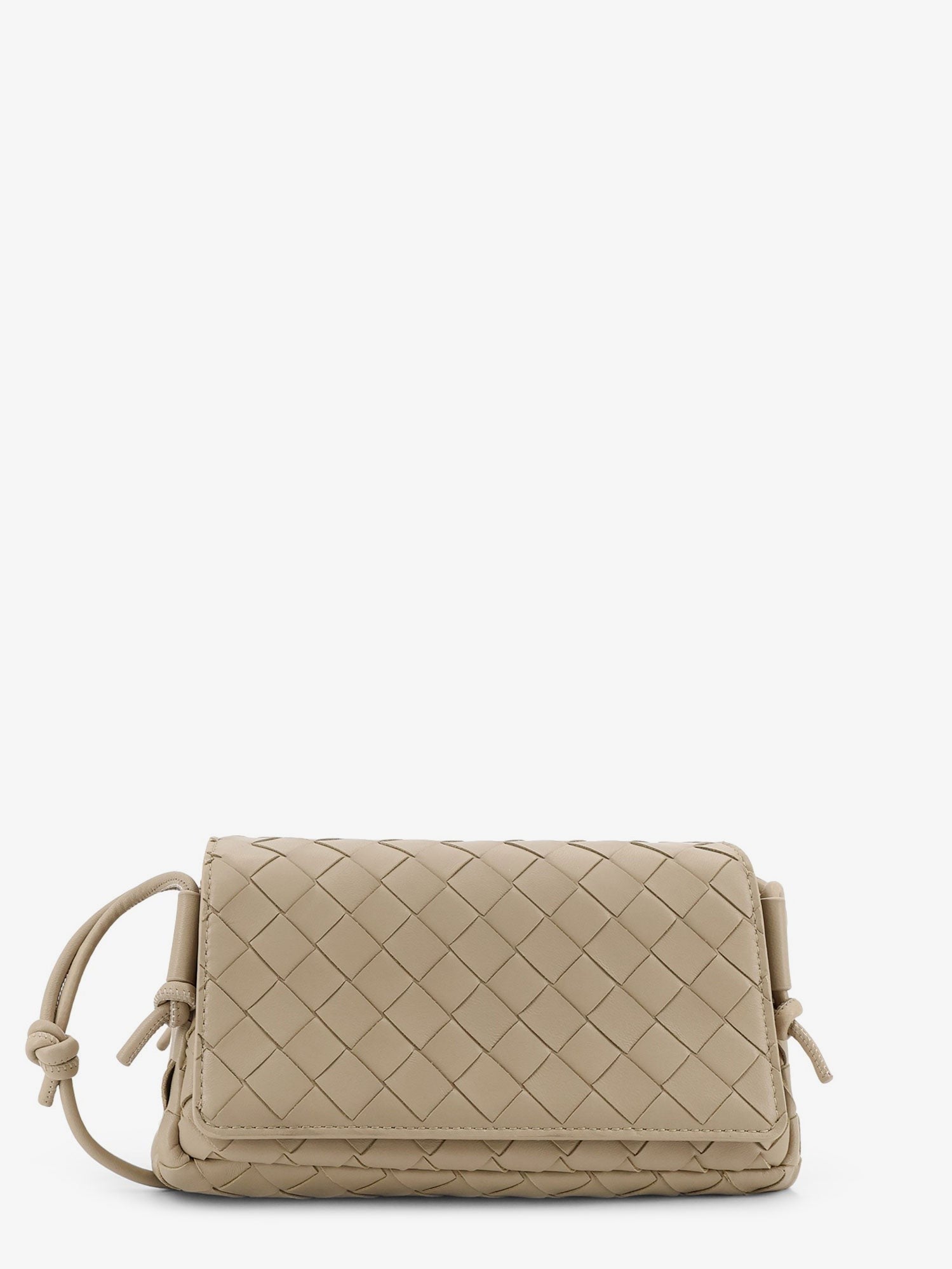 Bottega Veneta - Woman - Beige - Crossbody Bag