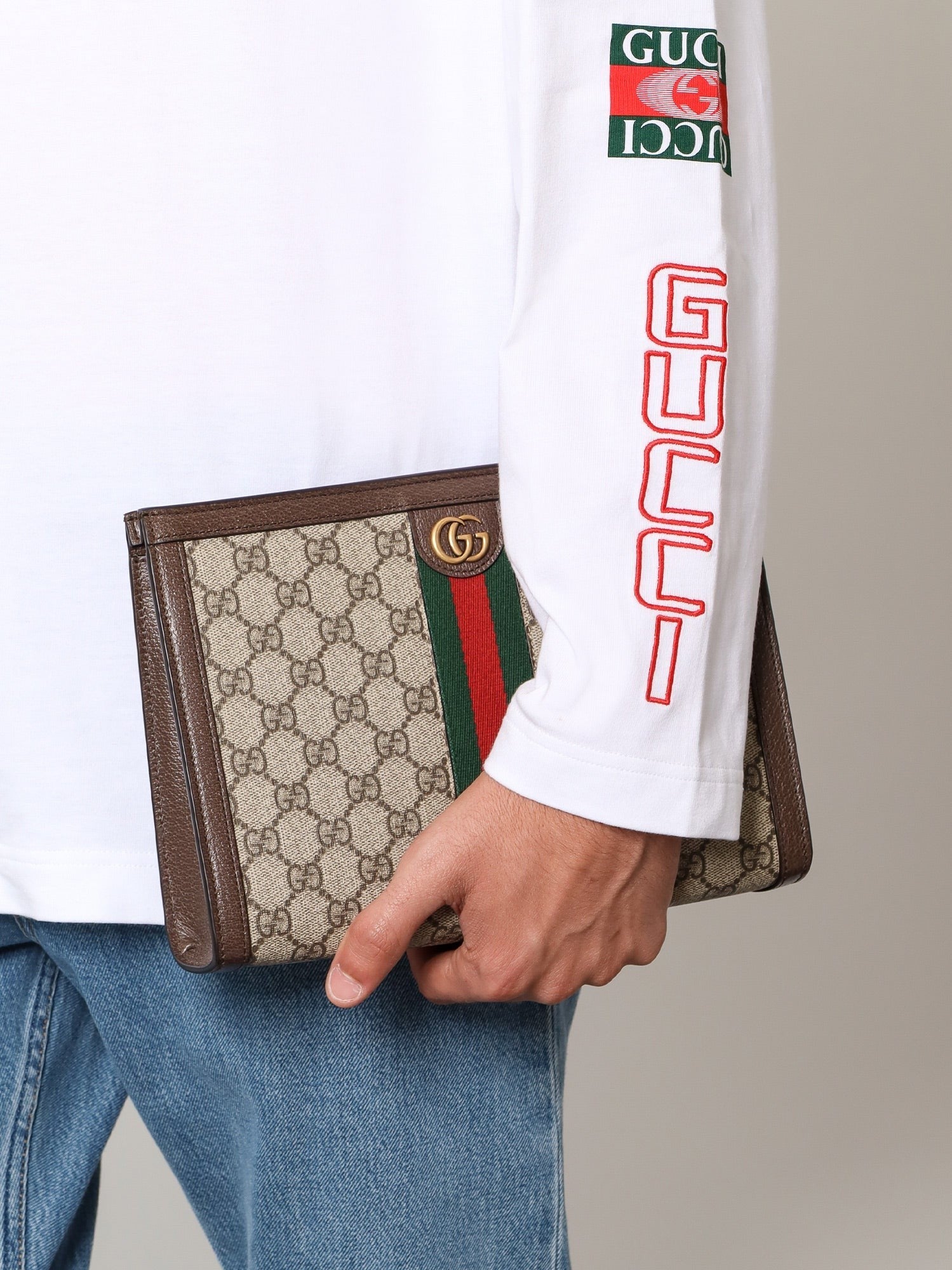Gucci - Man - Beige - Clutch