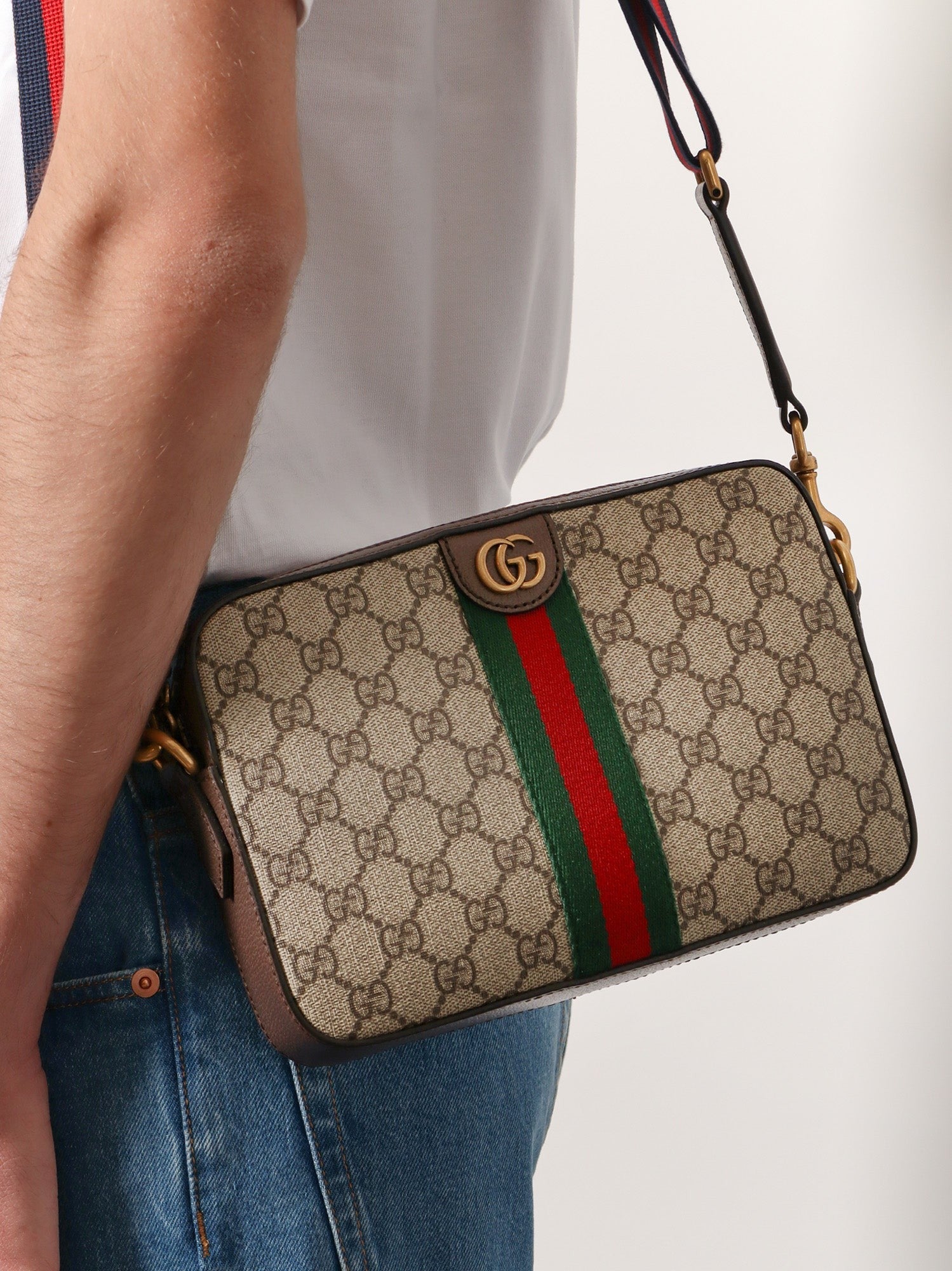 Gucci - Férfi - Barna - Varralható Kézitáska
