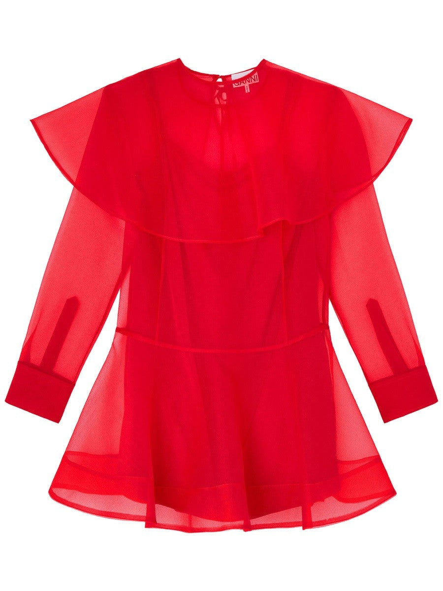 GANNI - Woman - Red - Dress