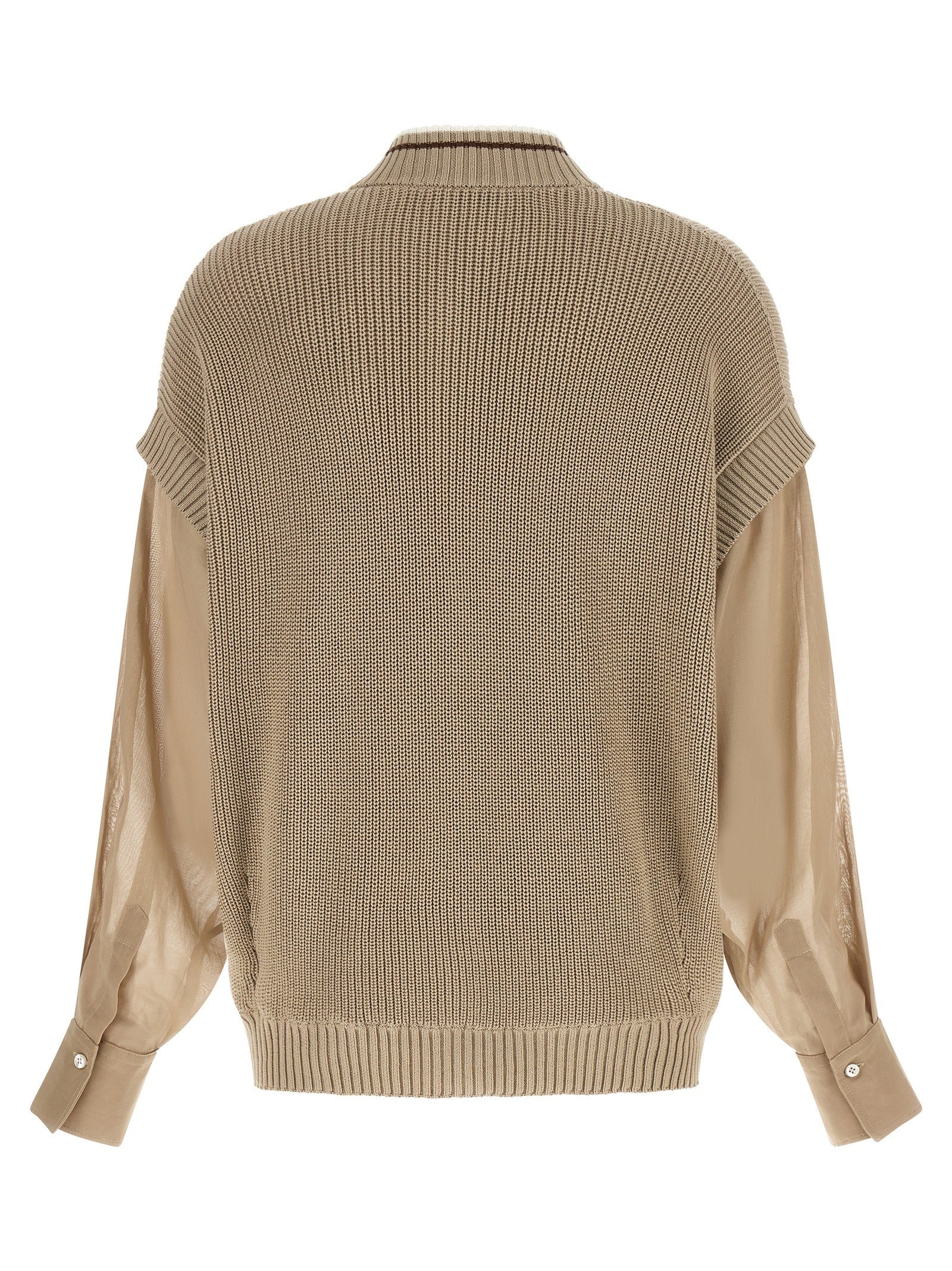 Brunello Cucinelli - nan - Beige - Sweater