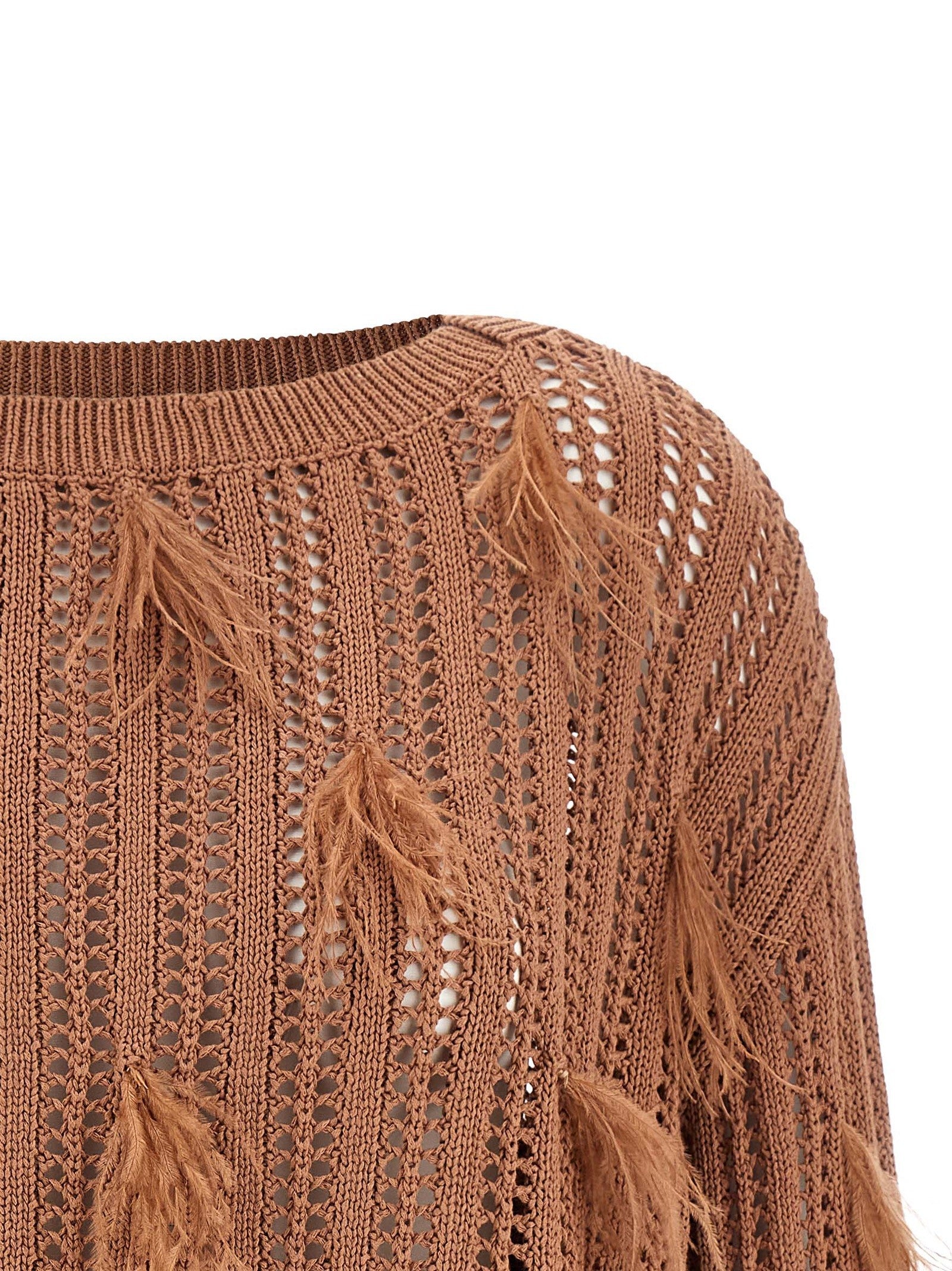 TWIN SET - nan - Brown - Sweater
