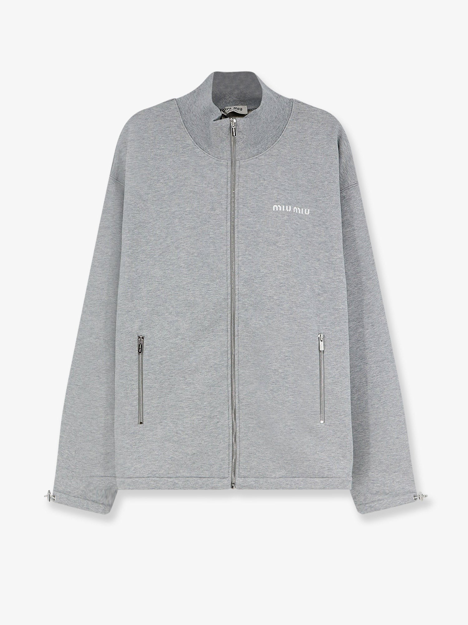 Miu Miu - Woman - Grey - Sweatshirt