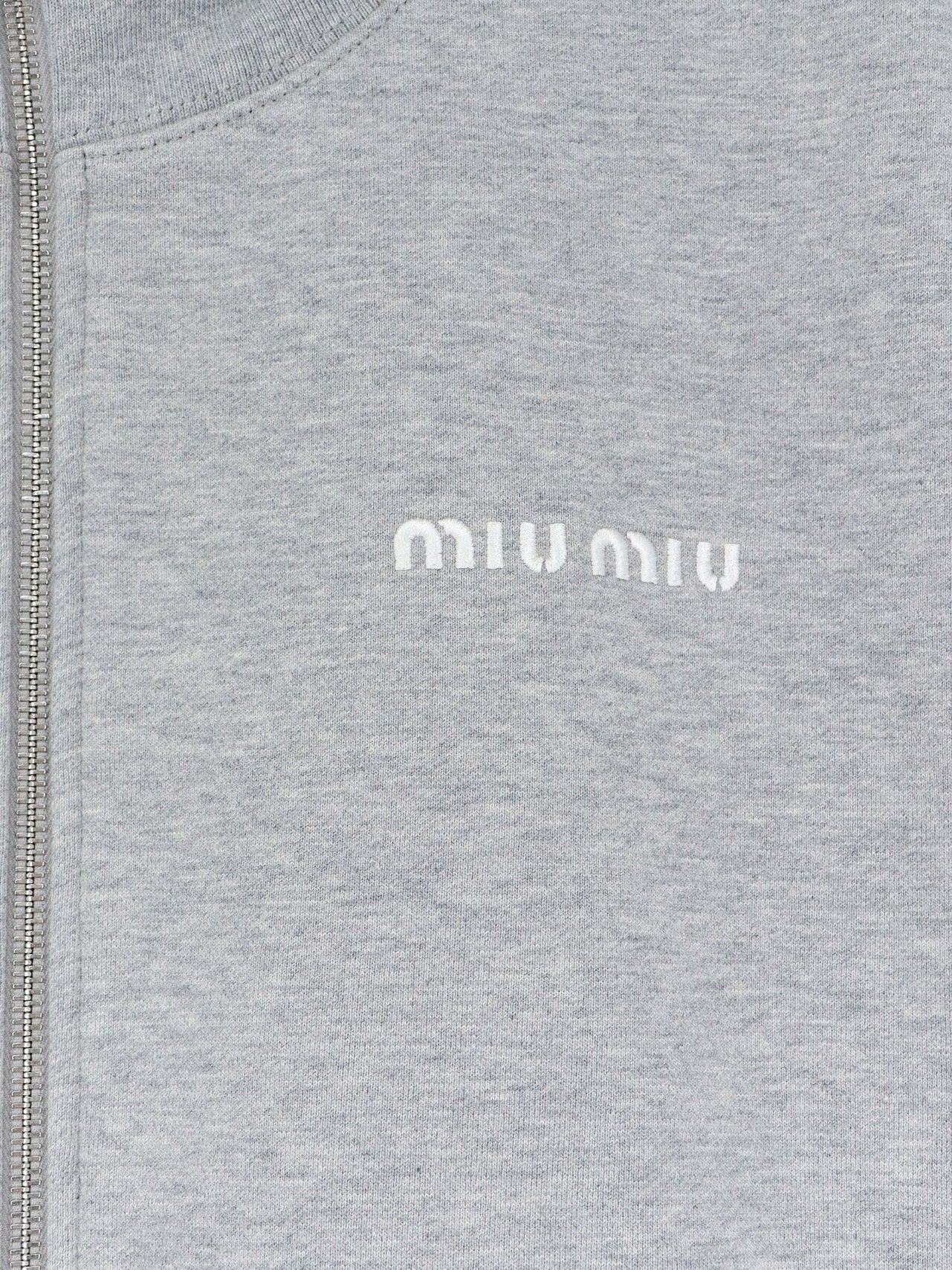 Miu Miu - Woman - Grey - Sweatshirt