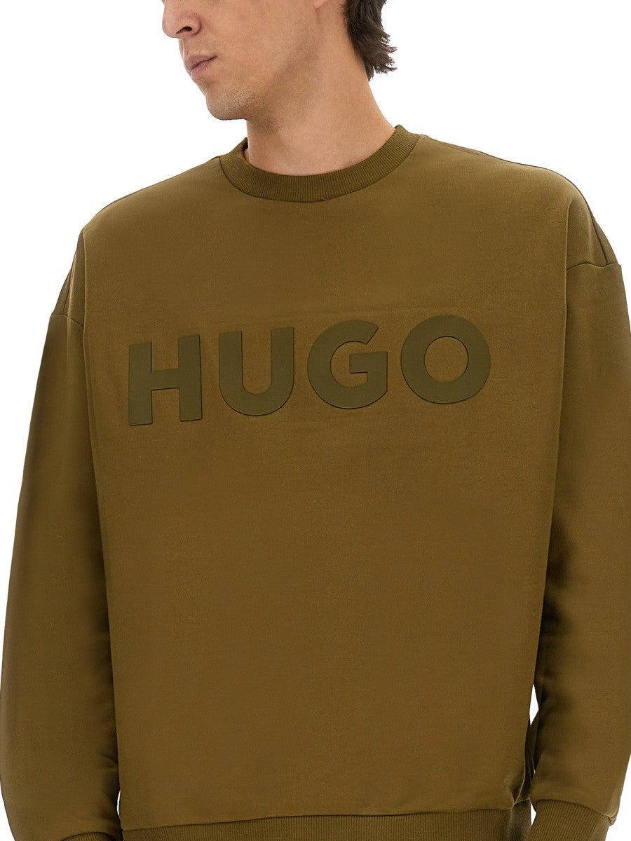 Hugo - Man - Green - Sweatshirt