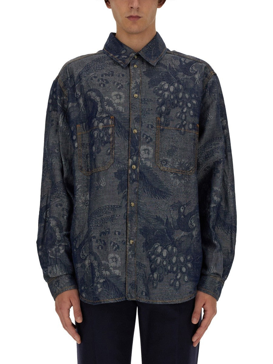 Etro - Man - Blue - Shirt