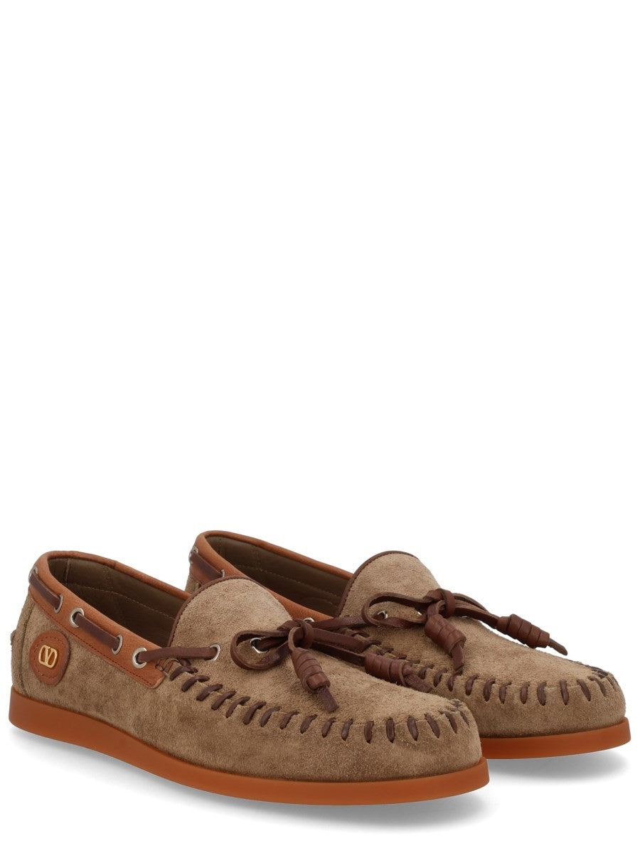 Valentino Garavani - Woman - Beige - Loafer