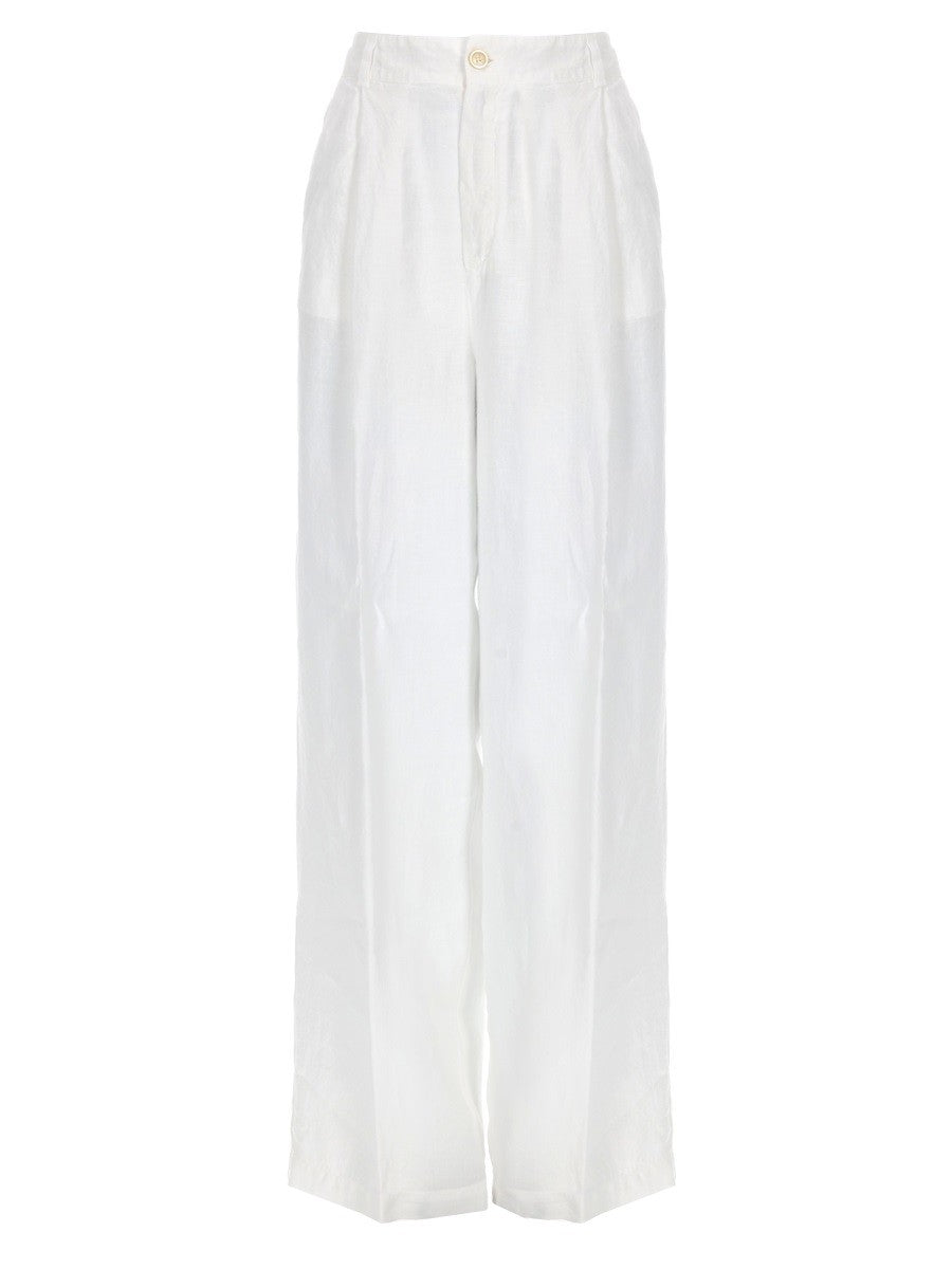 120% LINO - Woman - White - Pants