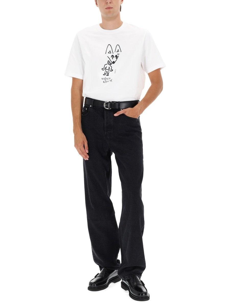 Maison Kitsune - Man - White - T-shirt