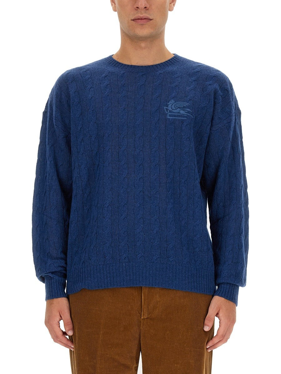 Etro - Man - Blue - Sweater