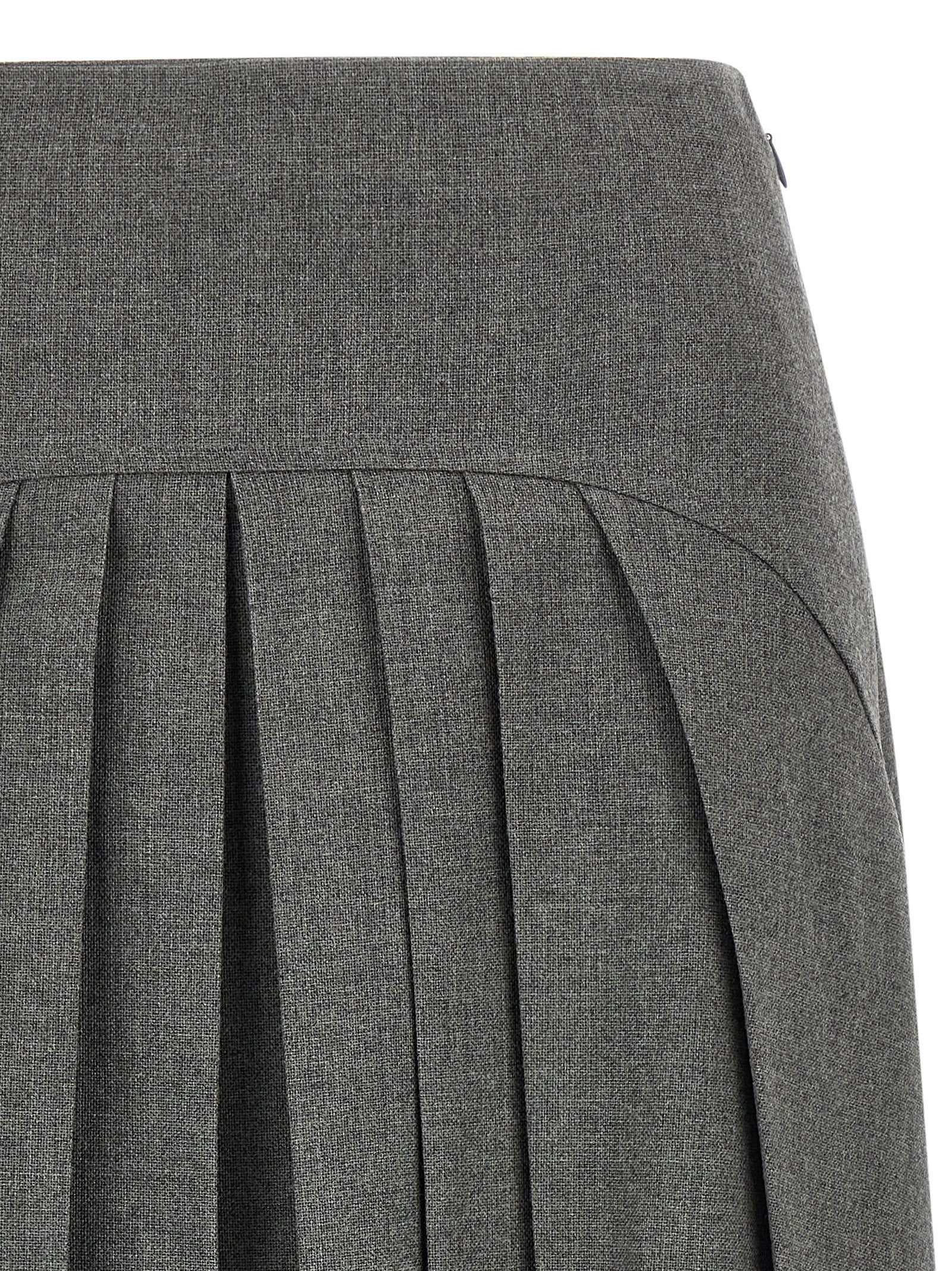 JIL SANDER - nan - Grey - Skirt