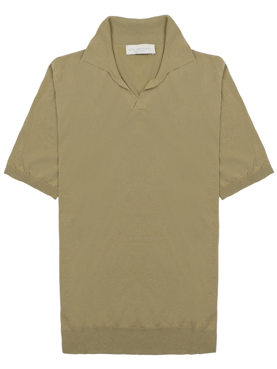 LUIGI GENTILE - Man - Green - Polo Shirt