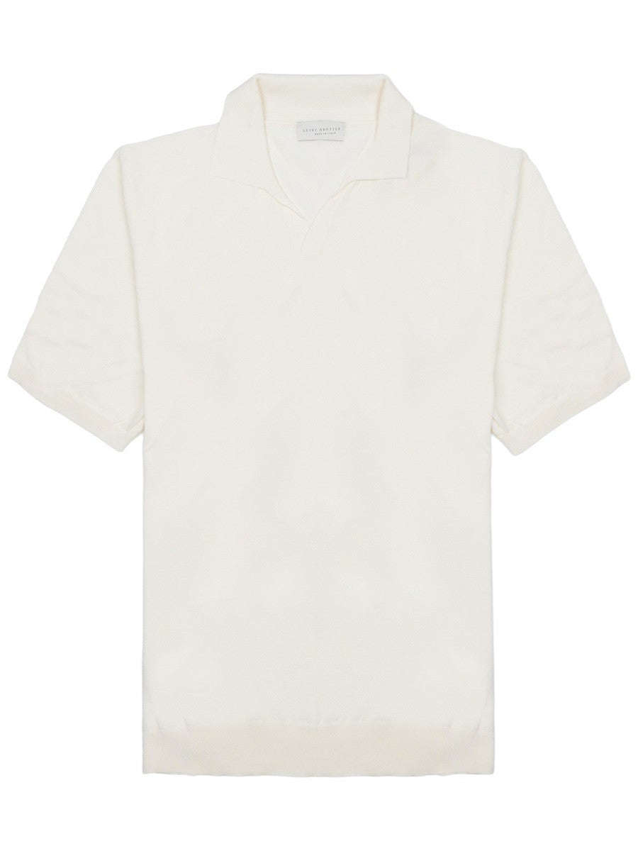 LUIGI GENTILE - Man - Beige - Polo Shirt