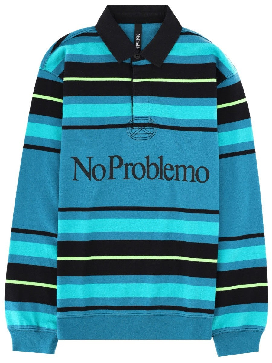 NO PROBLEMO – Férfi – Kék – Galléros póló