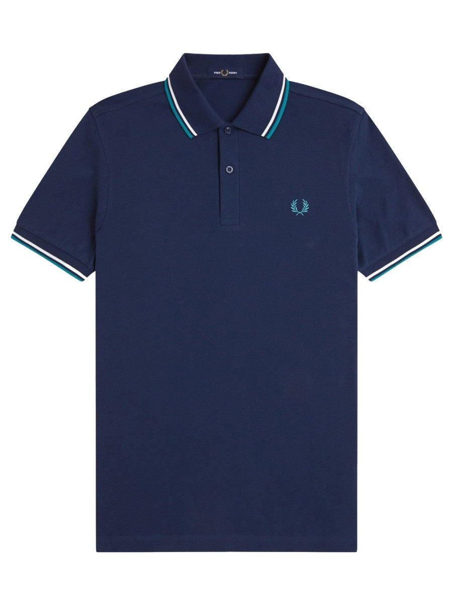 FRED PERRY - Man - Blue - Polo Shirt
