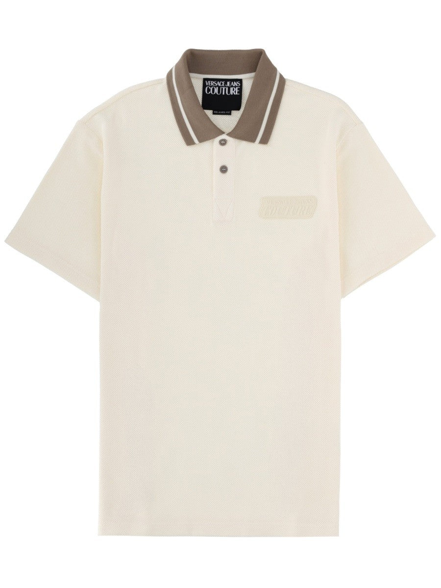 Versace Jeans Couture - Man - Beige - Polo Shirt