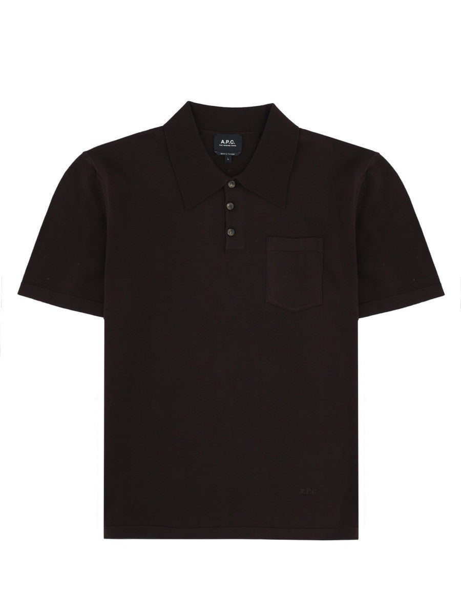 A.P.C. - Man - Brown - Polo Shirt