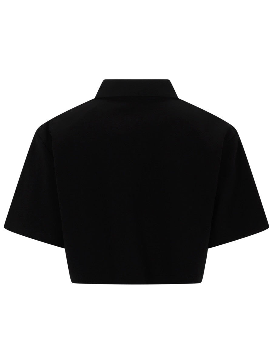 msgm - Női - Fekete - Galléros póló