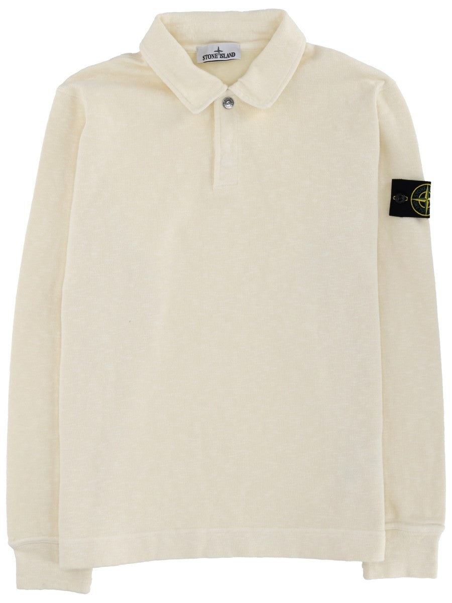 Stone Island - Man - White - Polo Shirts