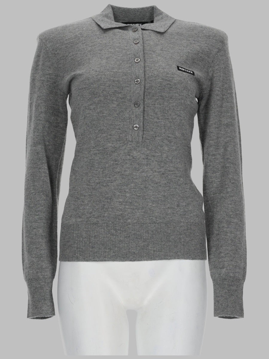 ROTATE - Woman - Grey - Polo Shirt