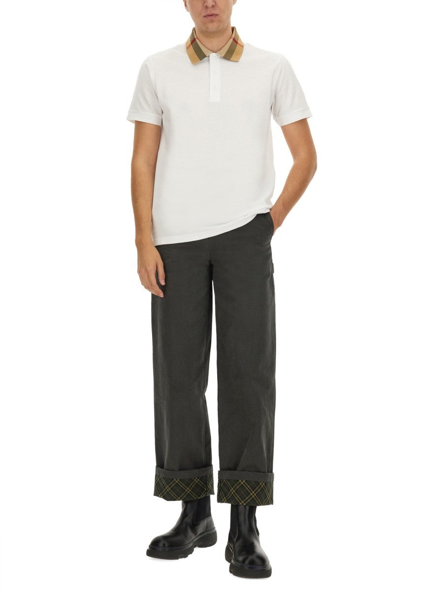 Burberry - Man - White - Polo Shirt