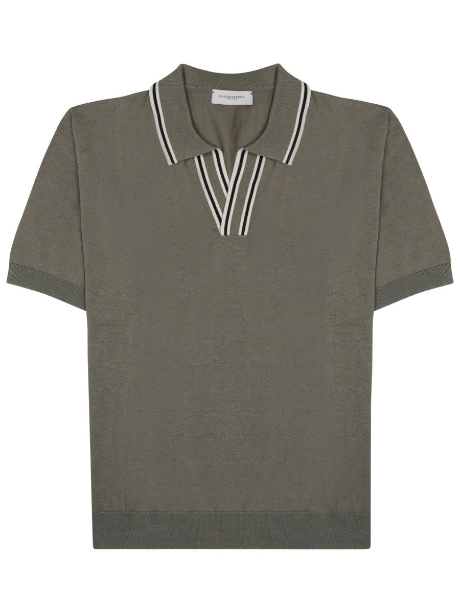 PAOLO PECORA MILANO - Man - Grey - Polo Shirt