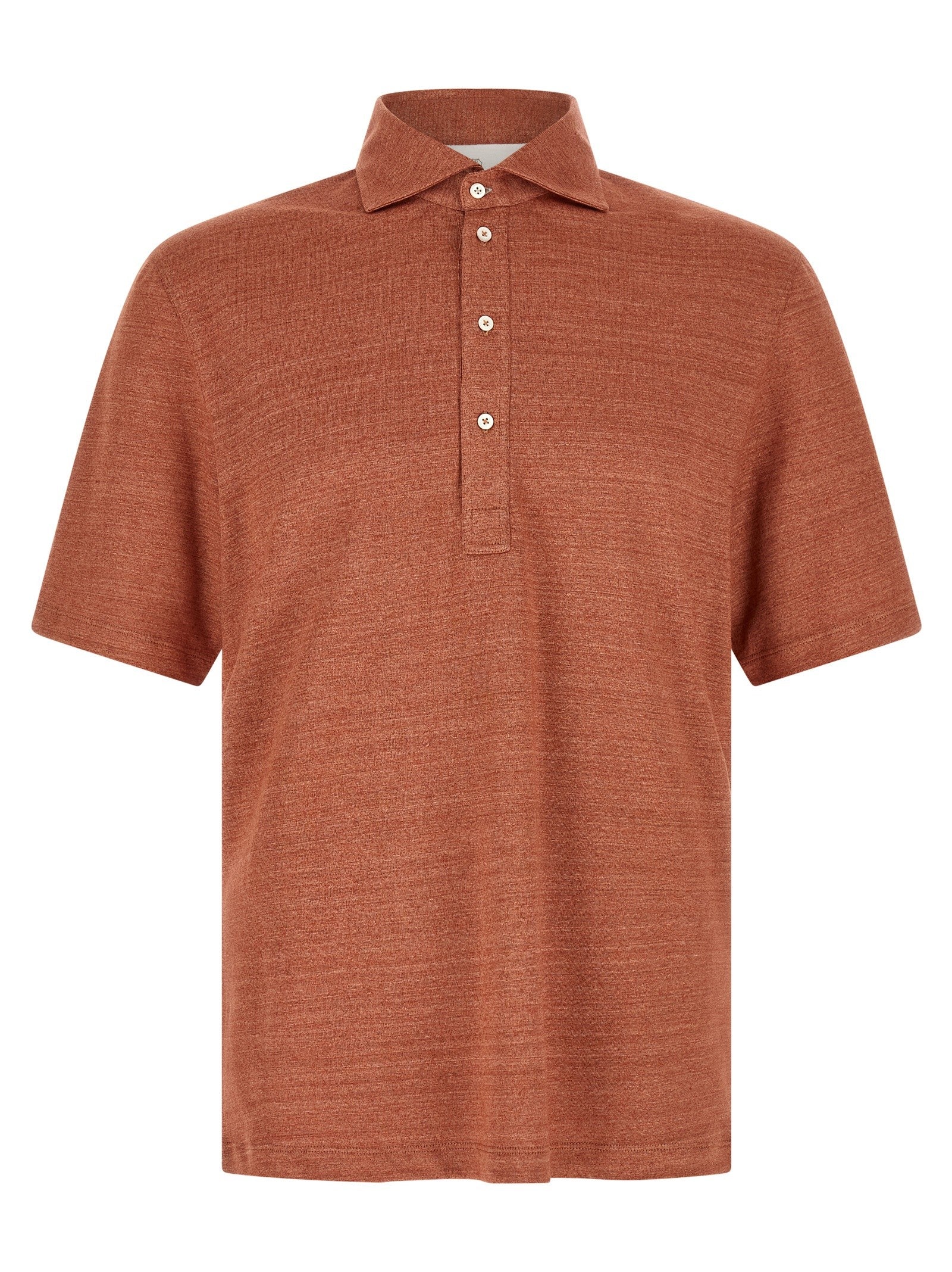 Brunello Cucinelli - nan - Orange - Polo Shirt