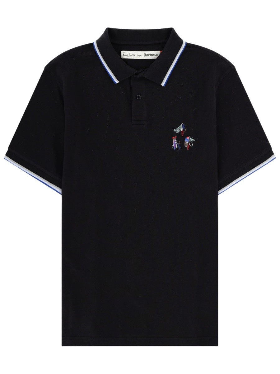BARBOUR X PAUL SMITH - Man - Blue - Polo Shirt
