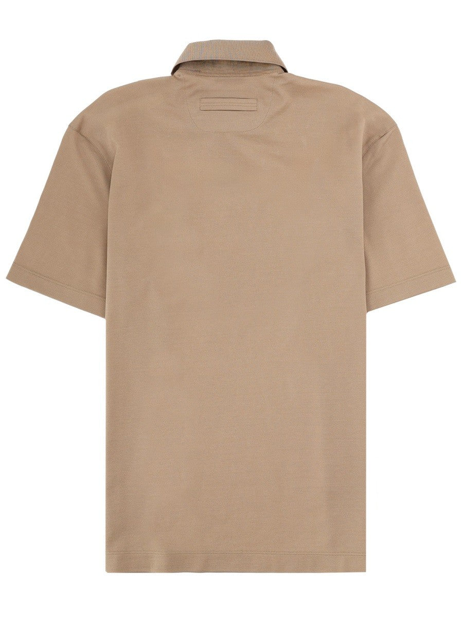 Zegna - Man - Beige - Polo Shirt