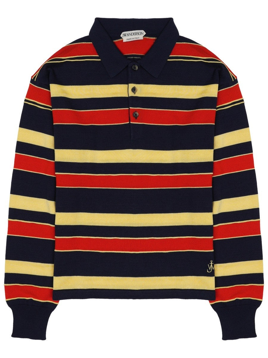 jw anderson - Man - Blue - Polo Shirt