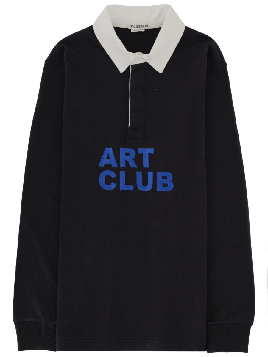jw anderson - Man - Black - Polo Shirt