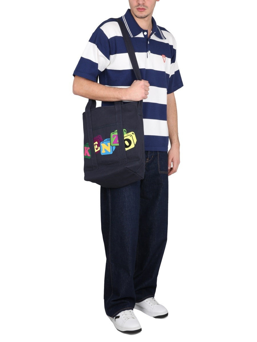 Kenzo - Man - Blue - Polo Shirts