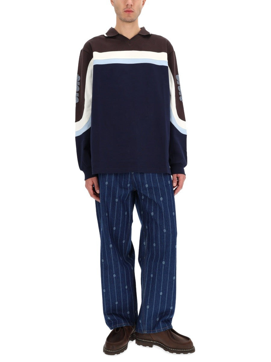 Drole De Monsieur - Man - Blue - Polo Shirts