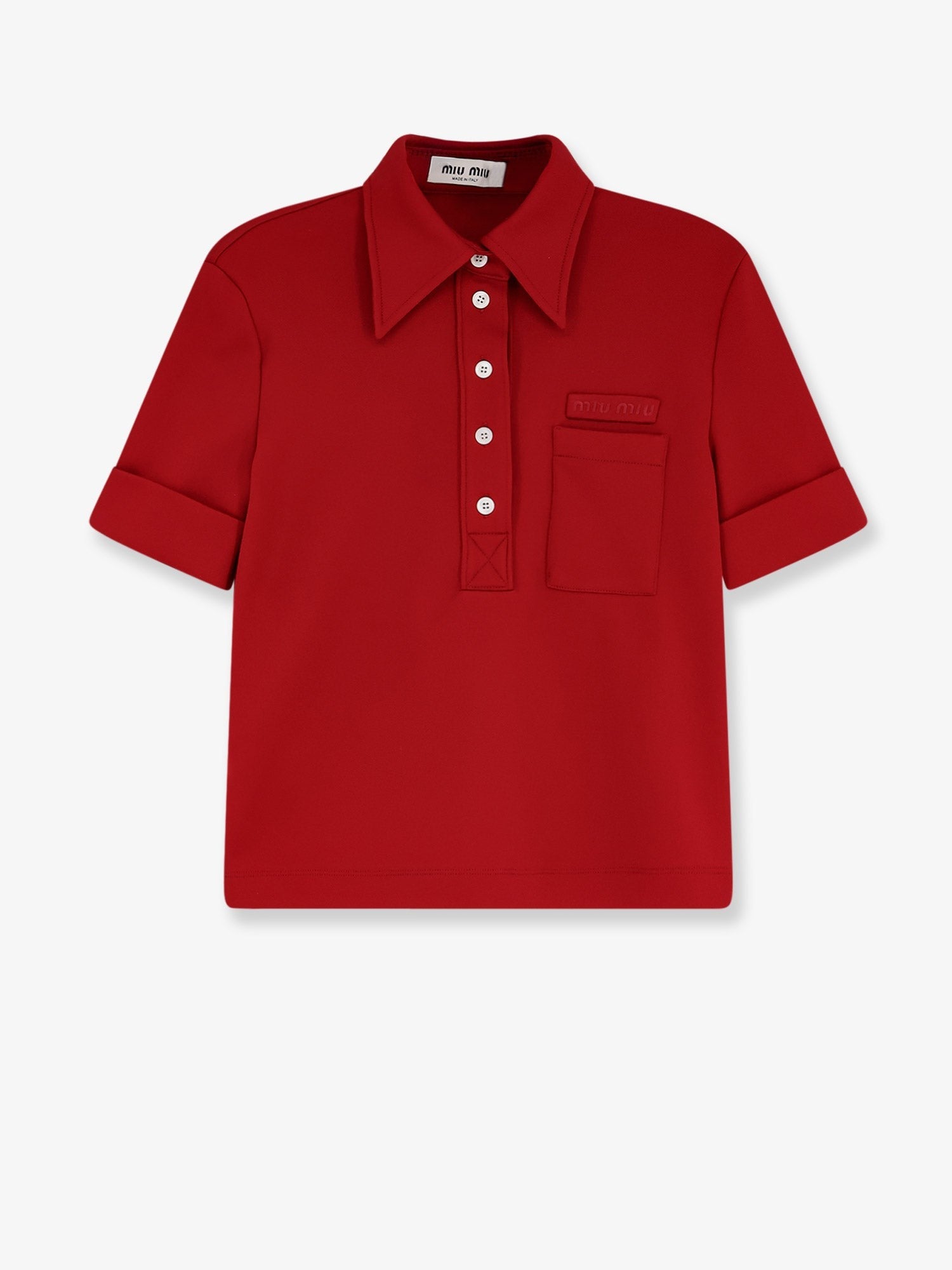 Miu Miu - Woman - Red - Polo Shirt
