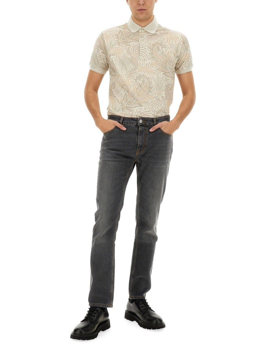 Etro - Man - White - Polo Shirts