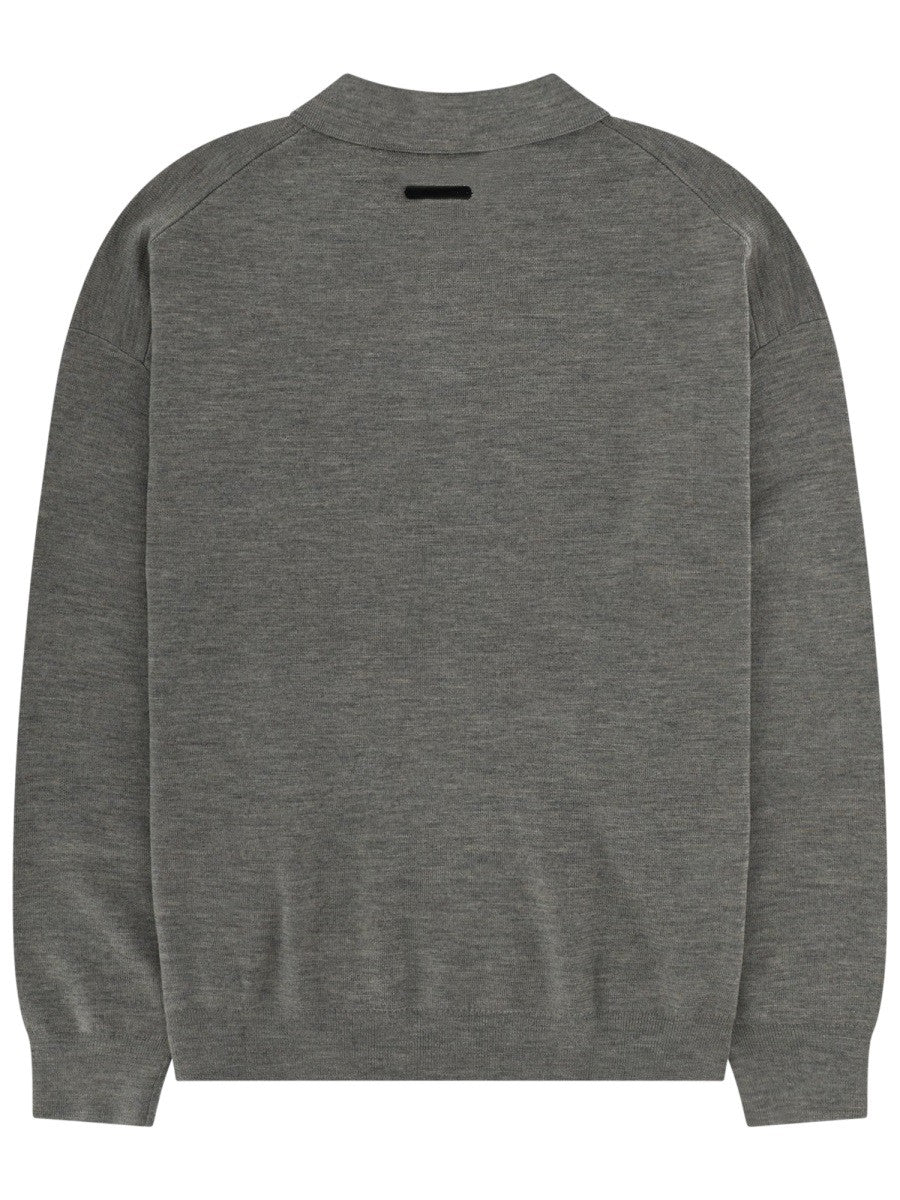 FEAR OF GOD ESSENTIALS - Man - Grey - Polo Shirt