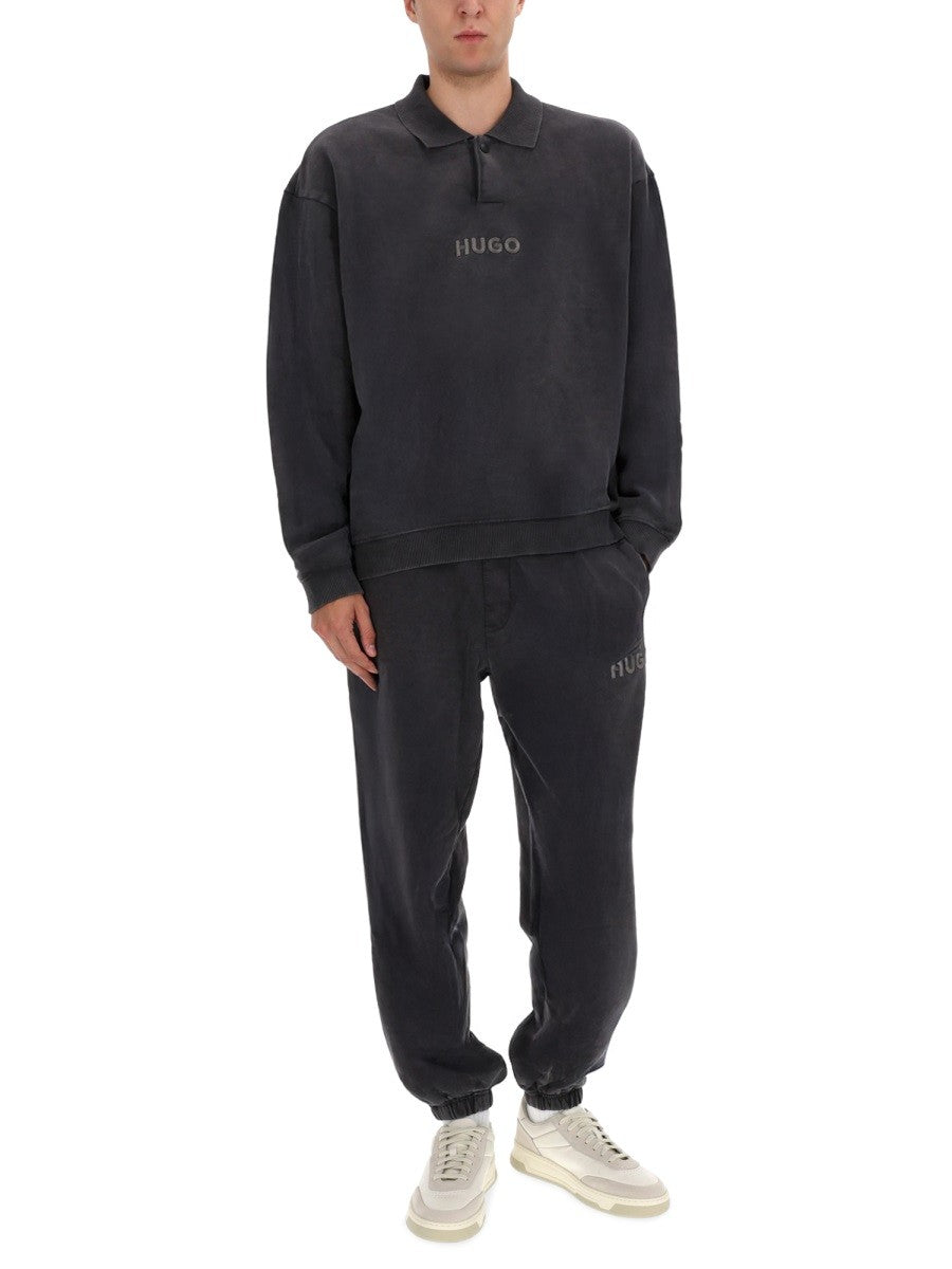 Hugo - Man - Grey - Sweatshirt