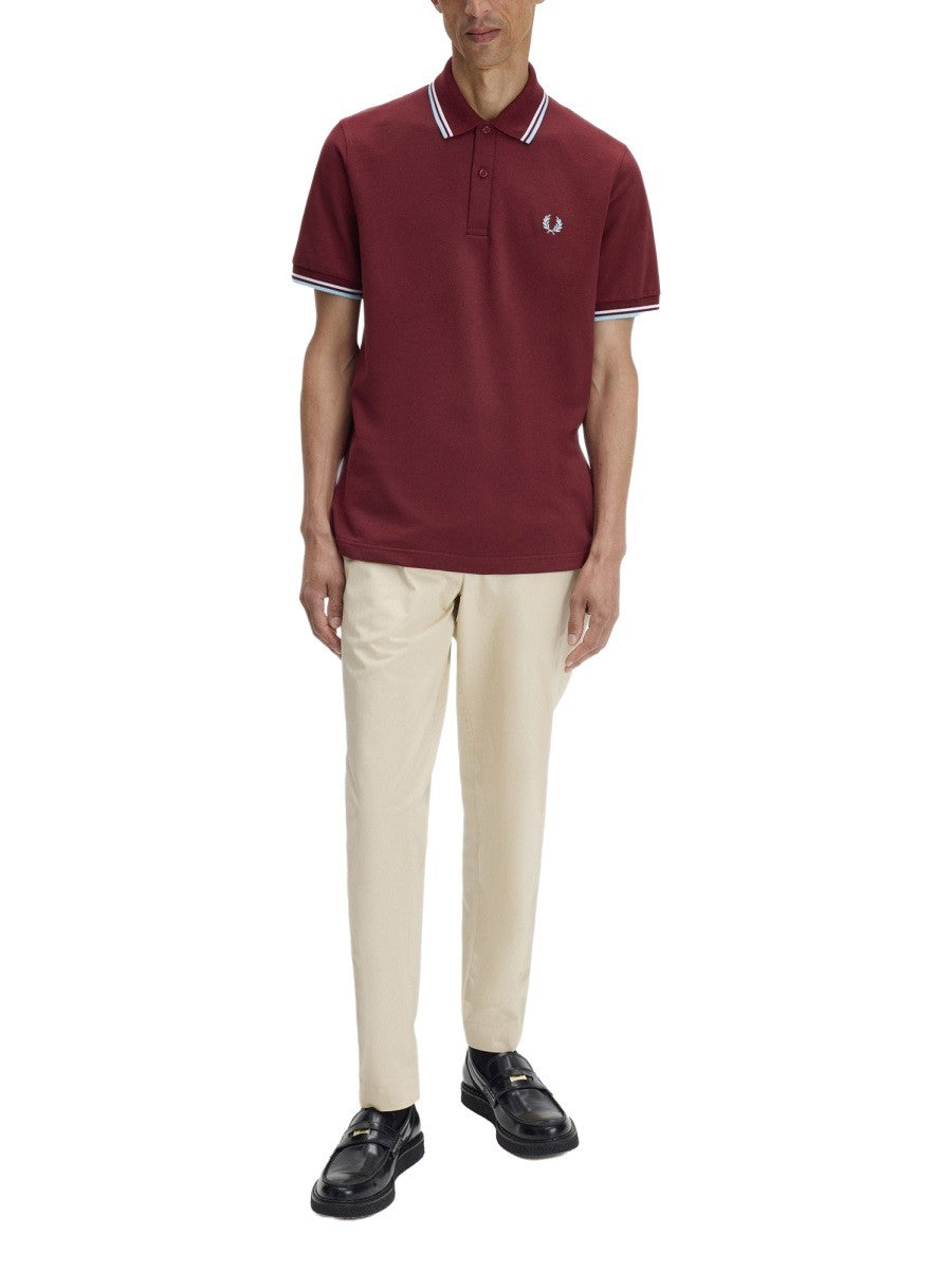 FRED PERRY - Férfi - Piros - Pólóing