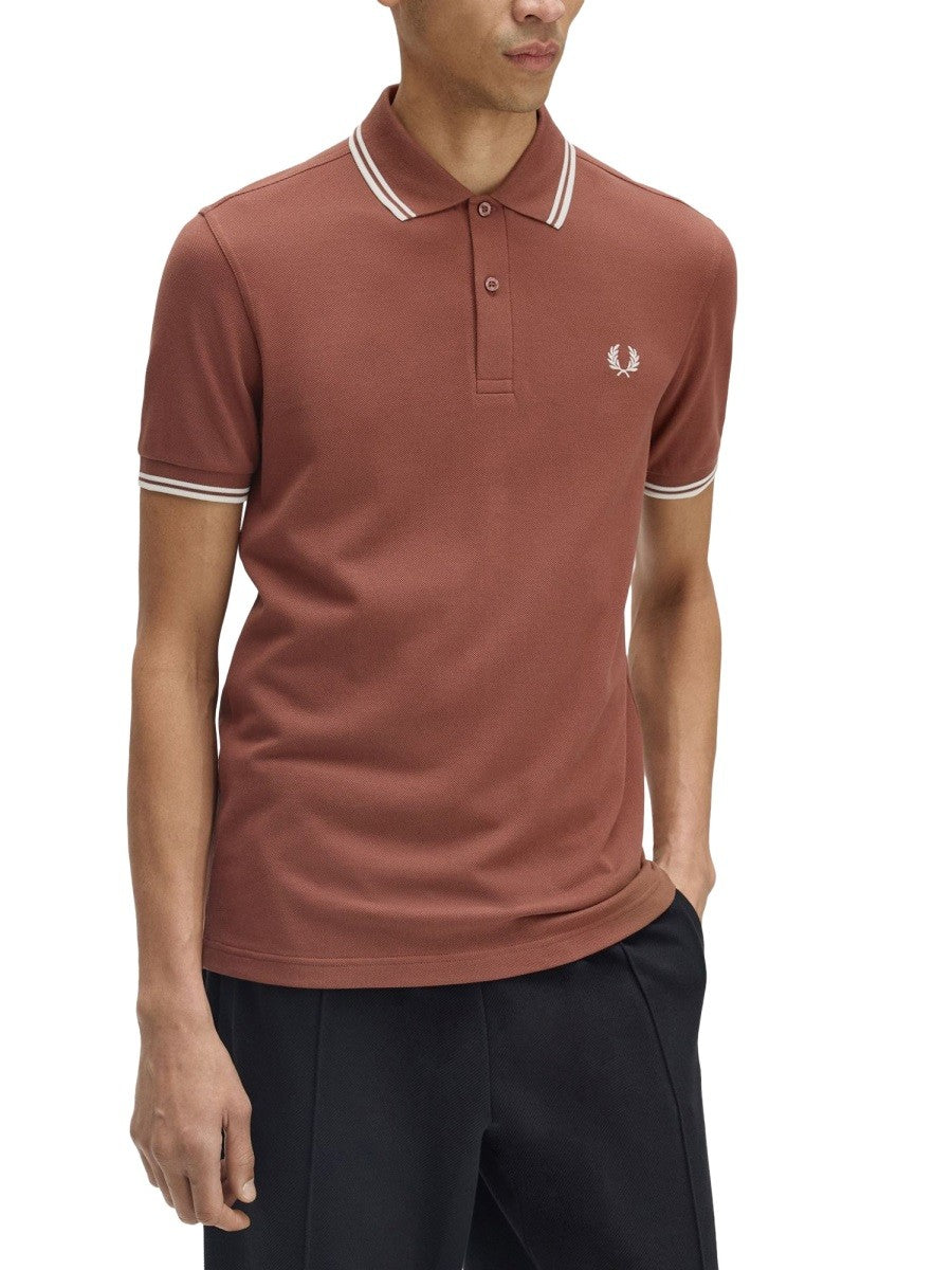 FRED PERRY - Férfi - Barna - Polo Póló