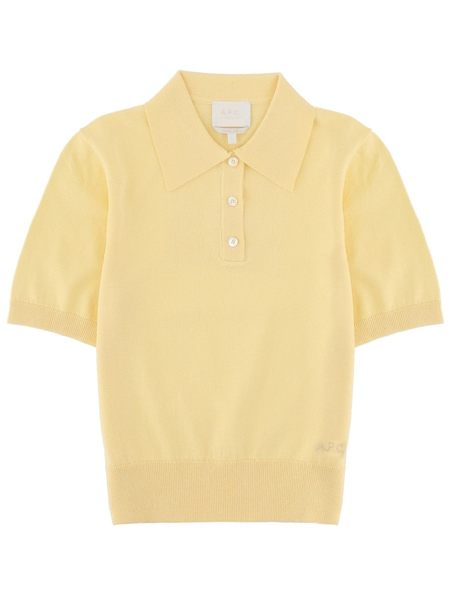 A.P.C. - Woman - Yellow - POLO SHIRT