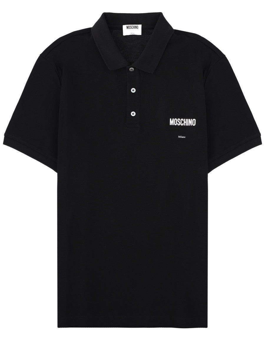 Moschino - Férfi - Fekete - Galléros póló