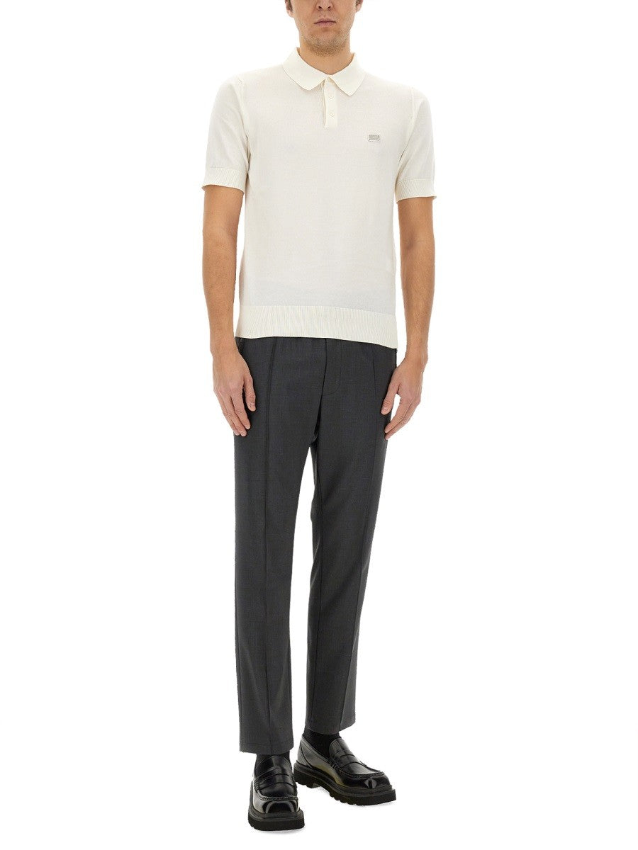 Dolce & Gabbana - Man - White - Polo Shirt